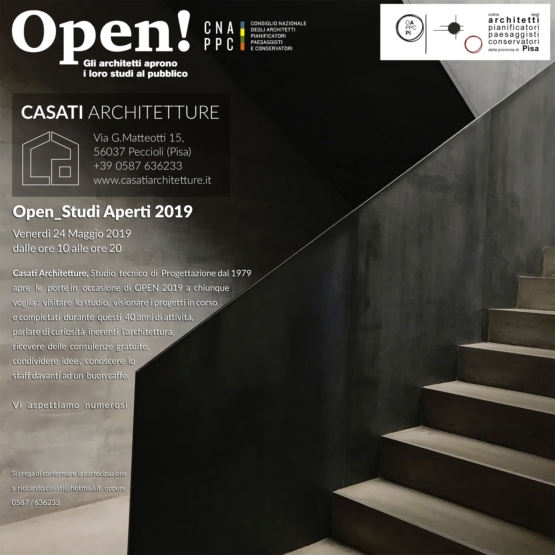 Immagine evento OPEN 2019 - Studi Aperti _ Casati Architetture