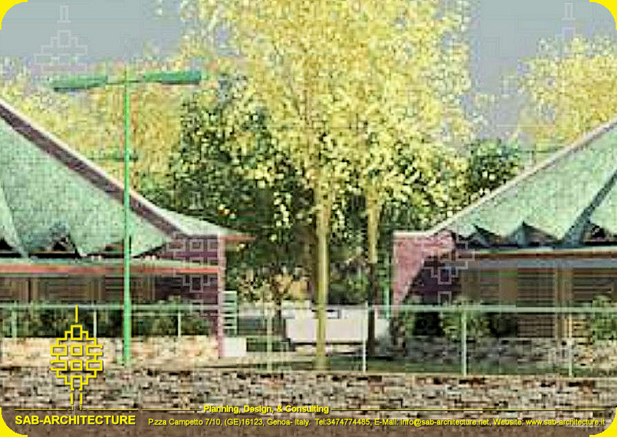 Edificio scolastico in architettura sostenibile
