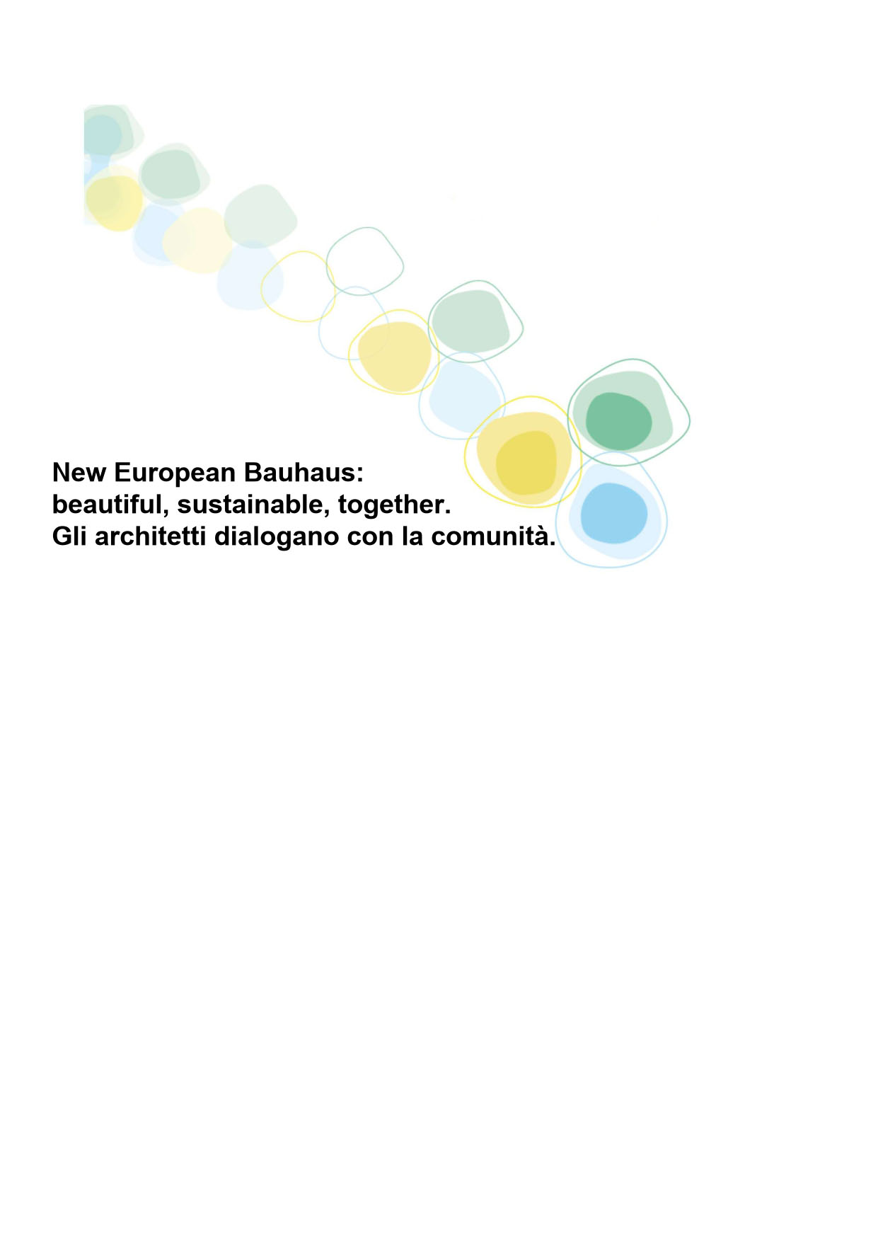 Logo di New European Bauhaus.